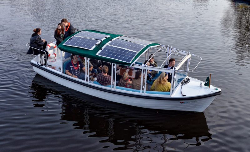 Positive Travel Guide - Amsterdam, Solar Powered Boat